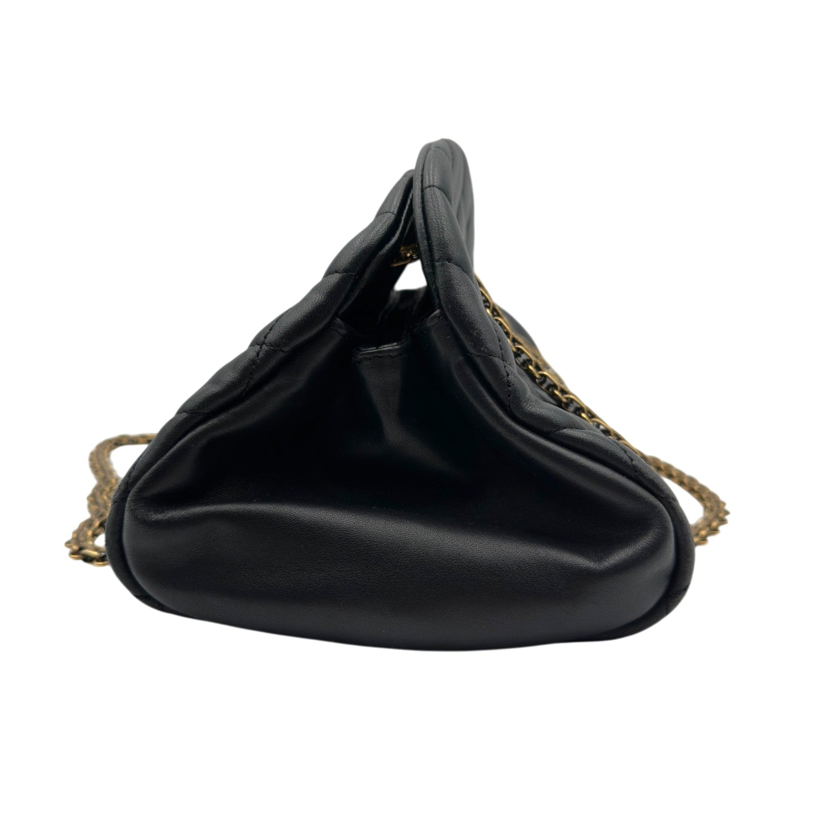シャネル CHANEL マドモアゼル ボーリングバッグ A50556 14番 ブラック