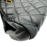 シャネル CHANEL マドモアゼル ボーリングバッグ A50556 14番 ブラック ゴールド金具 ラムスキン レディース ハンドバッグ