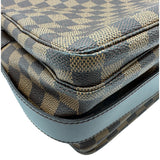 ルイ・ヴィトン LOUIS VUITTON ナヴィグリオ N45255 ブラウン ダミエ/レザー レディース ショルダーバッグ