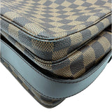 ルイ・ヴィトン LOUIS VUITTON ナヴィグリオ N45255 ブラウン ダミエ/レザー レディース ショルダーバッグ