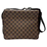 ルイ・ヴィトン LOUIS VUITTON ナヴィグリオ N45255 ブラウン ダミエ/レザー レディース ショルダーバッグ