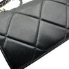 シャネル CHANEL CHANEL 19 チェーンウォレット AP0957 ブラック ゴールド/シルバー金具 シャイニーラム レディース ショルダーバッグ