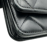 シャネル CHANEL CHANEL 19 チェーンウォレット AP0957 ブラック ゴールド/シルバー金具 シャイニーラム レディース ショルダーバッグ