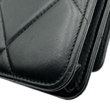 シャネル CHANEL CHANEL 19 チェーンウォレット AP0957 ブラック ゴールド/シルバー金具 シャイニーラム レディース ショルダーバッグ