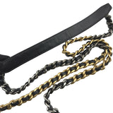 シャネル CHANEL CHANEL 19 チェーンウォレット AP0957 ブラック ゴールド/シルバー金具 シャイニーラム レディース ショルダーバッグ