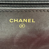 シャネル CHANEL CHANEL 19 チェーンウォレット AP0957 ブラック ゴールド/シルバー金具 シャイニーラム レディース ショルダーバッグ