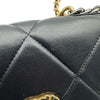シャネル CHANEL CHANEL 19 チェーンウォレット AP0957 ブラック ゴールド/シルバー金具 シャイニーラム レディース ショルダーバッグ