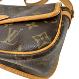 ルイ・ヴィトン LOUIS VUITTON ソローニュ M42250 ブラウン モノグラム/レザー レディース ショルダーバッグ