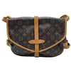 ルイ・ヴィトン LOUIS VUITTON ソミュール30 M42256 ブラウン モノグラム レディース ショルダーバッグ