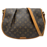 ルイ・ヴィトン LOUIS VUITTON メニルモンタンMM M40473 ブラウン モノグラム/レザー レディース ショルダーバッグ