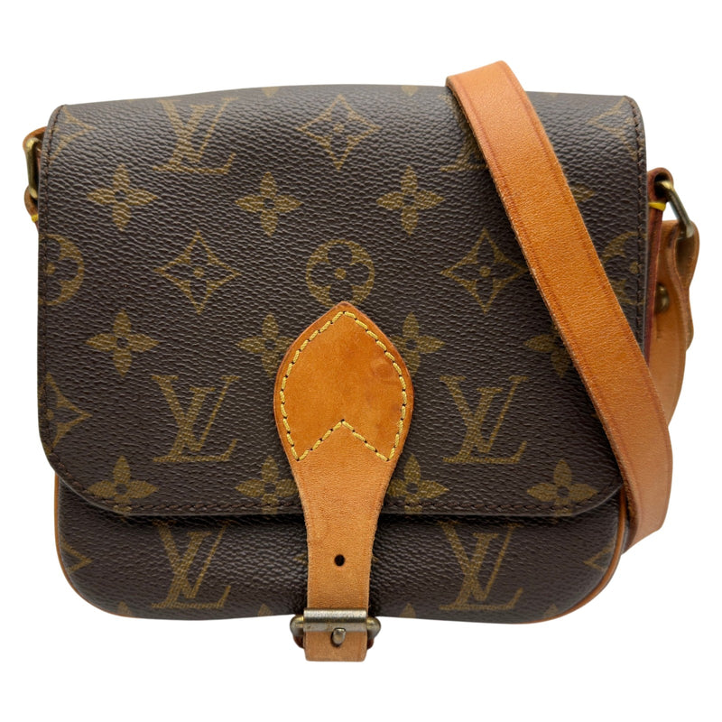 【美品】 LOUIS VUITTON　ルイヴィトン　カルトシエール モノグラム ルイ・ヴィトン LOUIS VUITTON カルトシエールPM M51254 ブラウン