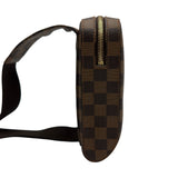 ルイ・ヴィトン LOUIS VUITTON ジェロニモス N51994 ブラウン ダミエ/レザー メンズ ボディバッグ