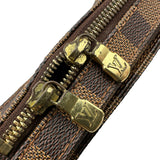 ルイ・ヴィトン LOUIS VUITTON ジェロニモス N51994 ブラウン ダミエ/レザー メンズ ボディバッグ