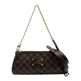 ルイ・ヴィトン LOUIS VUITTON エヴァ N55213 ブラウン ダミエ/レザー レディース ハンドバッグ