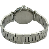 カルティエ Cartier パシャC ビッグデイト W31044M7 ホワイト ステンレススチール 自動巻き レディース 腕時計