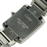 カルティエ Cartier タンクフランセーズSM W51008Q3 シルバー ステンレススチール クオーツ レディース 腕時計
