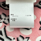 ルイ・ヴィトン LOUIS VUITTON ×草間彌生 モノグラムシャツワンピース FODR27 レッド コットン レディース ワンピース