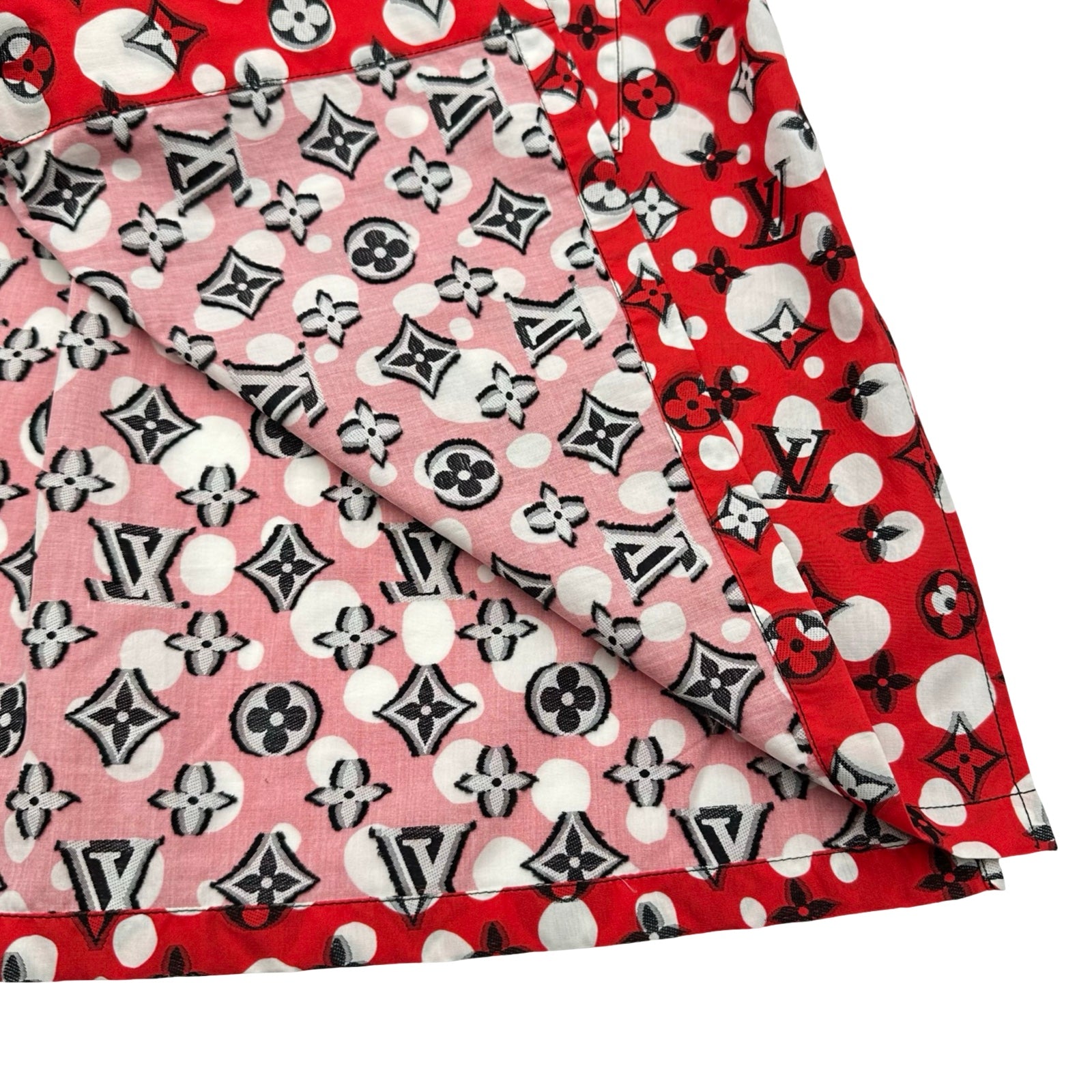 ルイ・ヴィトン LOUIS VUITTON ×草間彌生 モノグラムシャツワンピース