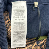 グッチ GUCCI GG総柄コットンニットハーフパンツ 752098 ネイビー コットン メンズ ショートパンツ