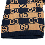 グッチ GUCCI GG総柄コットンニットハーフパンツ 752098 ネイビー コットン メンズ ショートパンツ