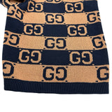 グッチ GUCCI GG総柄コットンニットハーフパンツ 752098 ネイビー コットン メンズ ショートパンツ