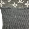 ルイ・ヴィトン LOUIS VUITTON モノグラム総柄ジップアップニットブルゾン HKN05W ブラック ウール メンズ ブルゾン