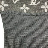 ルイ・ヴィトン LOUIS VUITTON モノグラム総柄ジップアップニットブルゾン HKN05W ブラック ウール メンズ ブルゾン