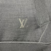 ルイ・ヴィトン LOUIS VUITTON モノグラム総柄ジップアップニットブルゾン HKN05W ブラック ウール メンズ ブルゾン