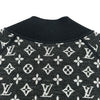 ルイ・ヴィトン LOUIS VUITTON モノグラム総柄ジップアップニットブルゾン HKN05W ブラック ウール メンズ ブルゾン
