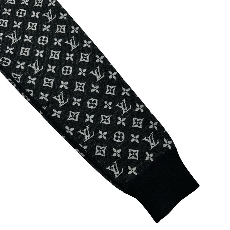 ルイ・ヴィトン LOUIS VUITTON モノグラム総柄ジップアップニット