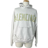 バレンシアガ BALENCIAGA テープロゴプルオーバーパーカー 744441 ホワイト コットン メンズ パーカー