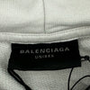 バレンシアガ BALENCIAGA テープロゴプルオーバーパーカー 744441 ホワイト コットン メンズ パーカー