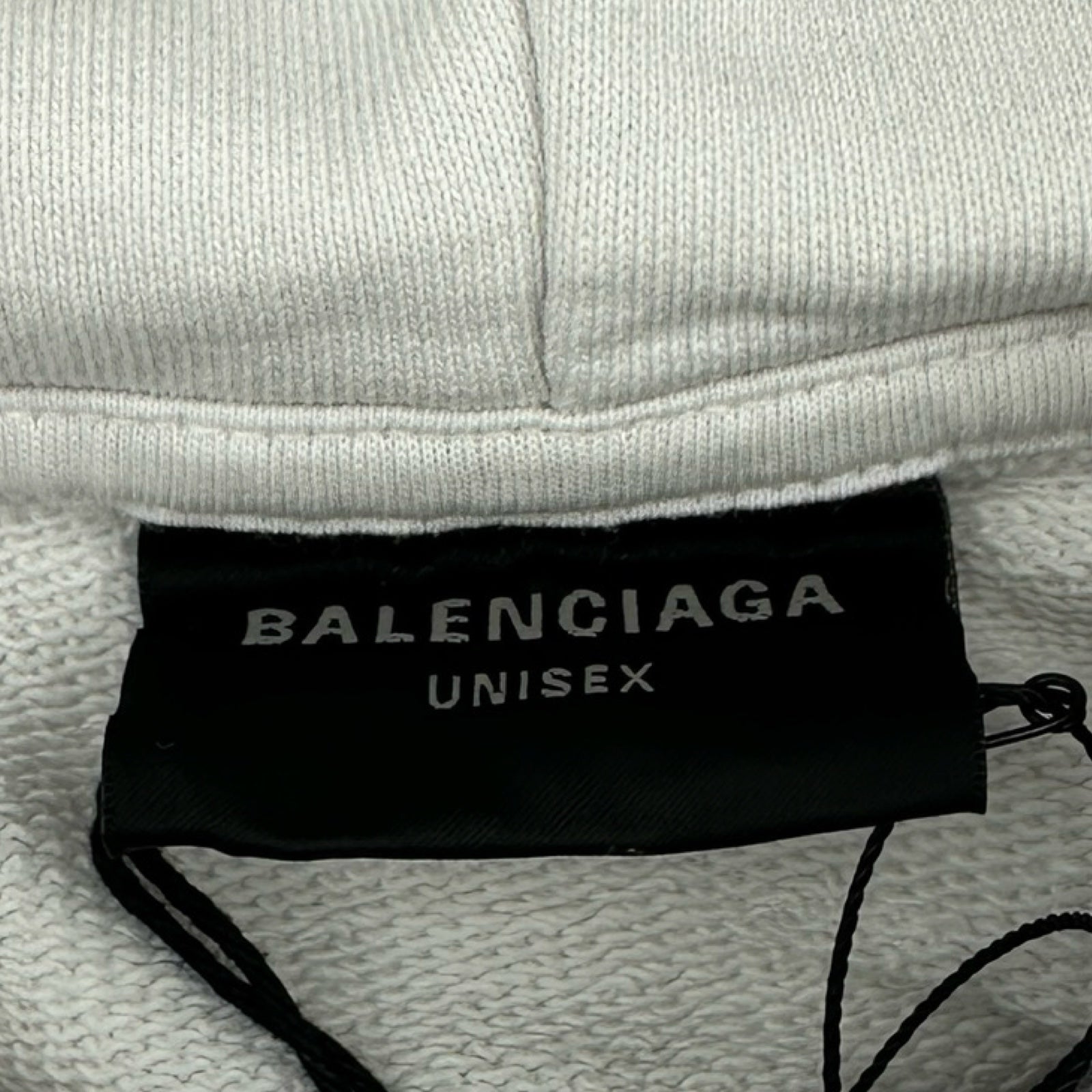 バレンシアガ BALENCIAGA テープロゴプルオーバーパーカー 744441