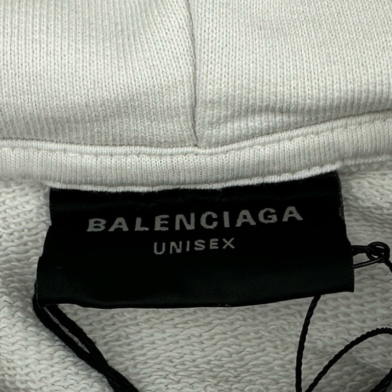 バレンシアガ BALENCIAGA テープロゴプルオーバーパーカー 744441