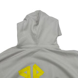バレンシアガ BALENCIAGA テープロゴプルオーバーパーカー 744441 ホワイト コットン メンズ パーカー