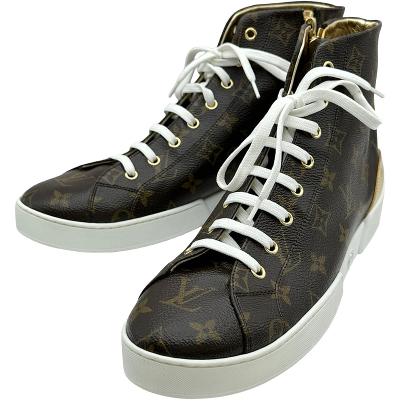 ルイ・ヴィトン LOUIS VUITTON ステラーライン モノグラムハイカット