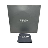 プラダ PRADA モノリス ポーチ付ショートブーツ 2UE007 ブラック レザー メンズ ブーツ
