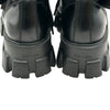 プラダ PRADA モノリス ポーチ付ショートブーツ 2UE007 ブラック レザー メンズ ブーツ