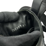 プラダ PRADA モノリス ポーチ付ショートブーツ 2UE007 ブラック レザー メンズ ブーツ