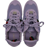 グッチ GUCCI グッチシフト ローカットスニーカー 857963 パープル スエード レディース スニーカー