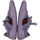 グッチ GUCCI グッチシフト ローカットスニーカー 857963 パープル スエード レディース スニーカー