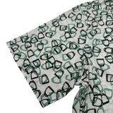 エルメス HERMES 総柄半袖Tシャツ ホワイト コットン メンズ 半袖Ｔシャツ