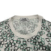 エルメス HERMES 総柄半袖Tシャツ ホワイト コットン メンズ 半袖Ｔシャツ