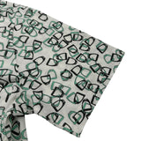 エルメス HERMES 総柄半袖Tシャツ ホワイト コットン メンズ 半袖Ｔシャツ