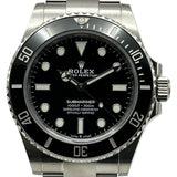 ロレックス ROLEX サブマリーナノンデイト 124060 ブラック ステンレススチール 自動巻き メンズ 腕時計