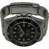 ロレックス ROLEX サブマリーナノンデイト 124060 ブラック ステンレススチール 自動巻き メンズ 腕時計