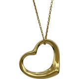 ティファニー TIFFANY＆CO オーブンハートネックレス ゴールド 18K ジュエリー
