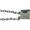 カルティエ Cartier タンクネックレス ホワイトゴールド 750 アクアマリン ジュエリー