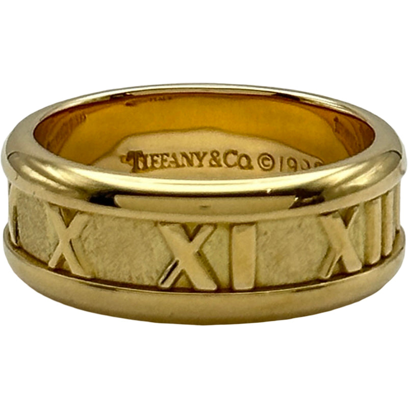 パ*ダ様 Tiffany&Co. ティファニー リング　アトラス　ゴールドカラー ティファニー TIFFANY＆CO アトラスリング ゴールド 750 ジュエリー
