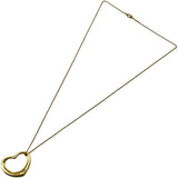 ティファニー TIFFANY＆CO オープンハートネックレス ゴールド 750 ジュエリー